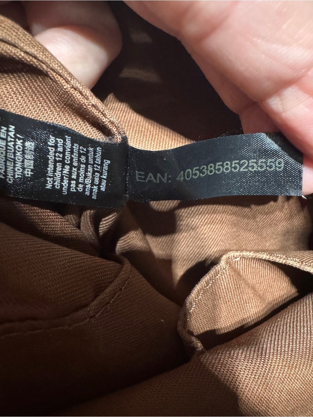 Fossil Cognac Pebbled Leather Tote - Picture 11 of 16